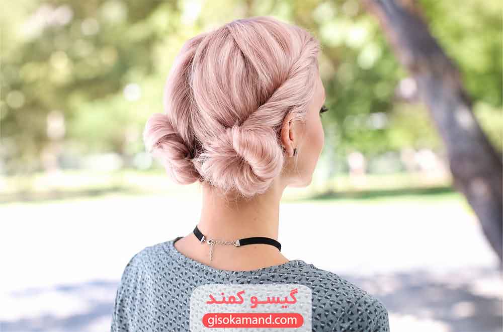 رنگ مو یخی صورتی