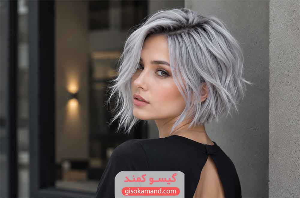 رنگ مویخی نقره ای