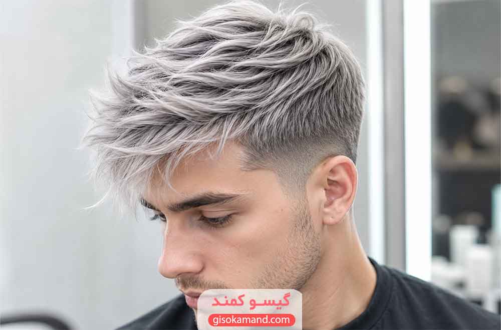 رنگ مو یخی مردانه