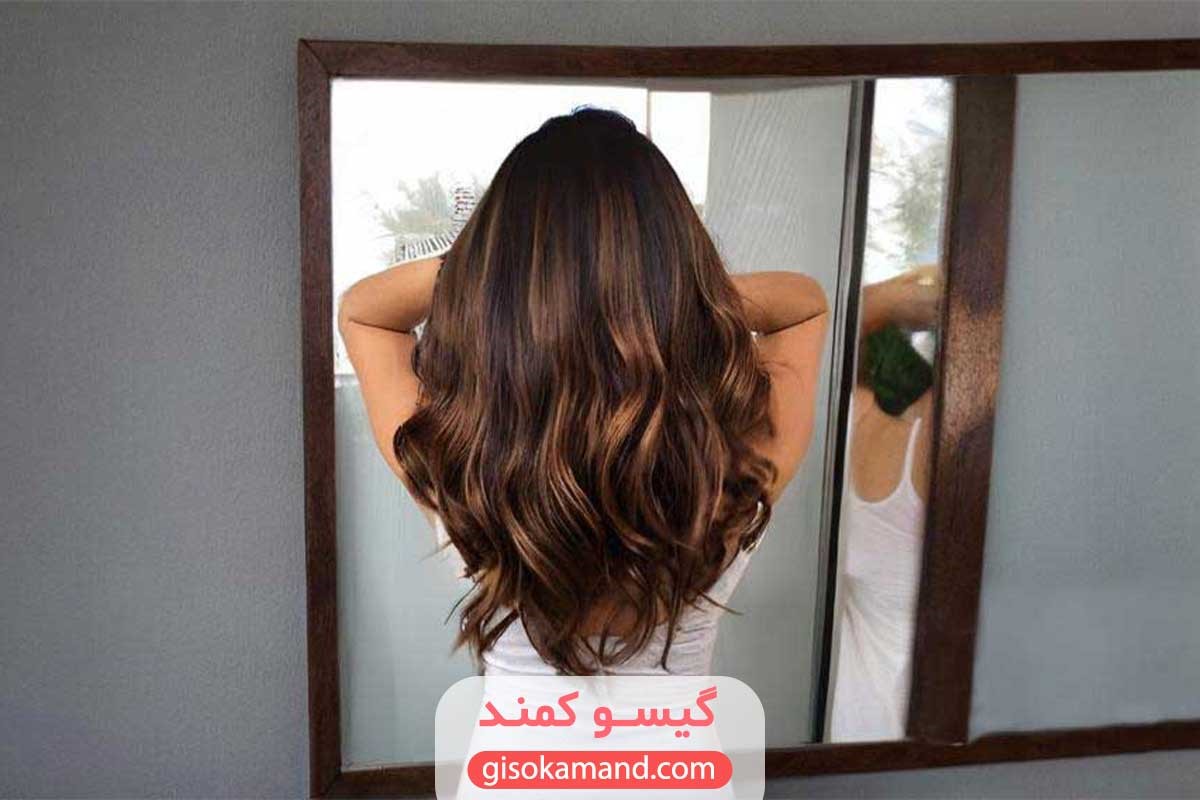 رنگ مو قهوه ای فندقی
