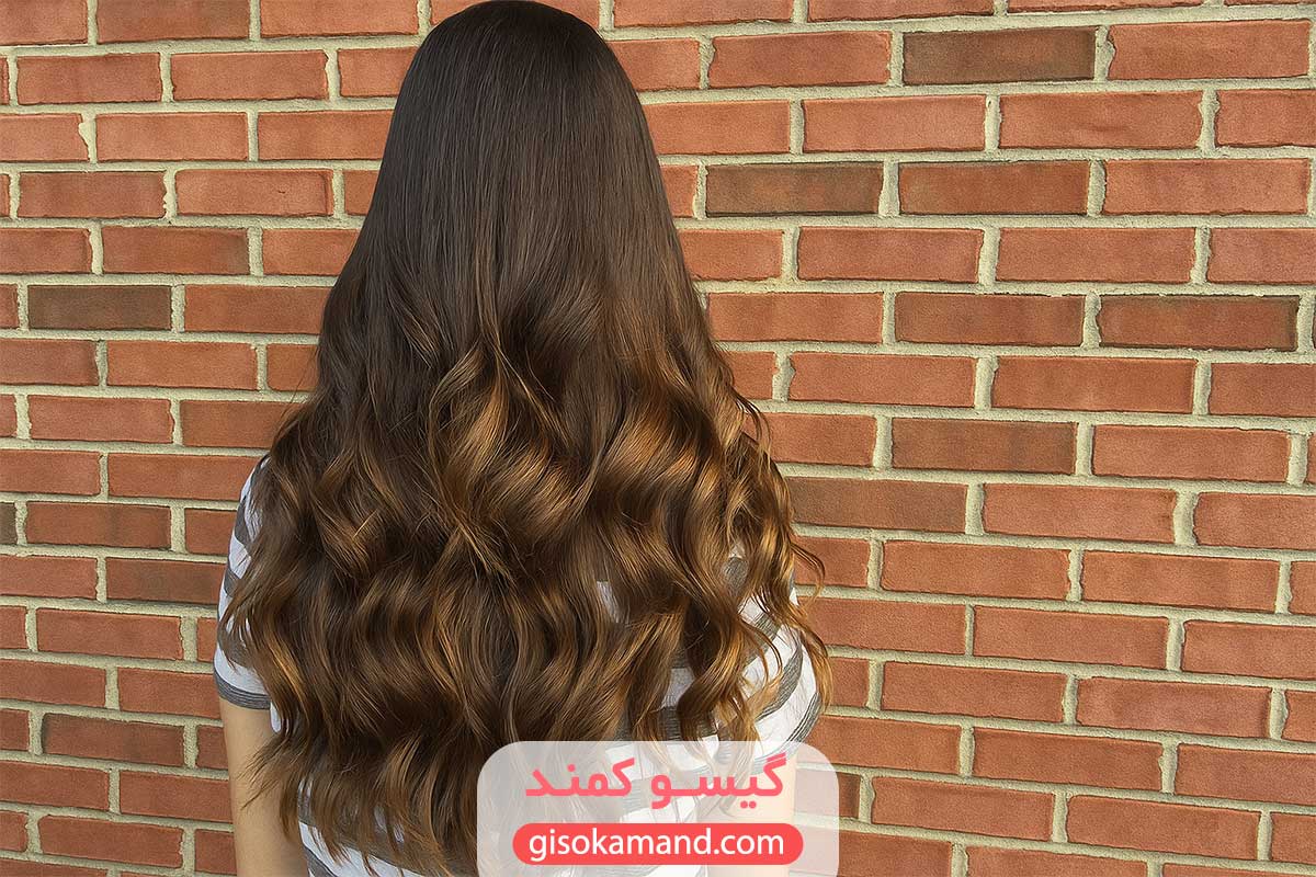 رنگ مو شکلاتی فندقی