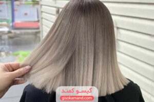 رنگ مو دودی زیتونی