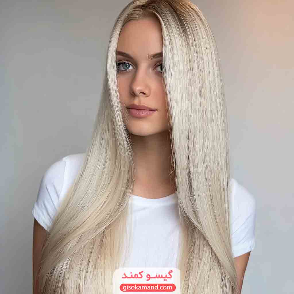 بلوند بچگانه ریشه دار