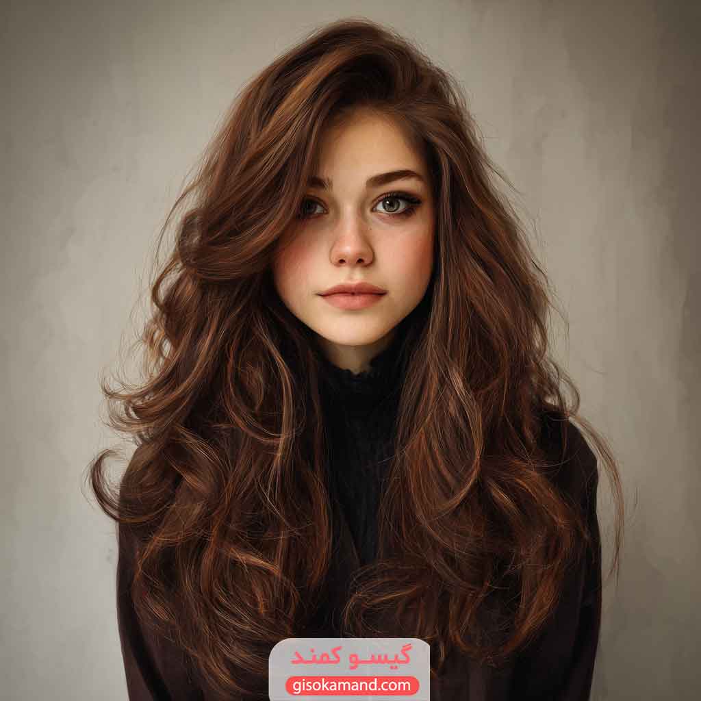رنگ مو شکلاتی نود