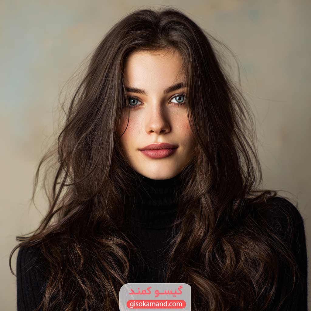 رنگ مو شکلاتی تیره دودی