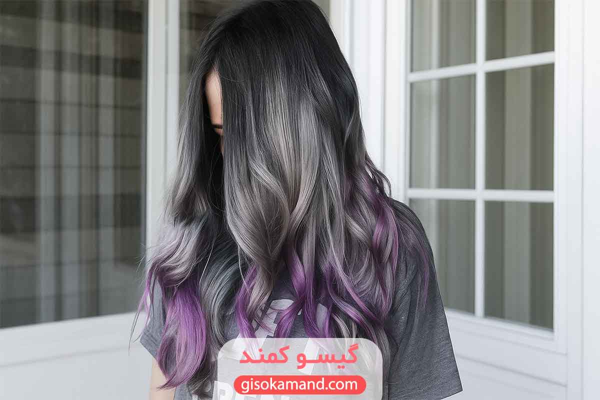 رنگ موی خاکستری فانتزی