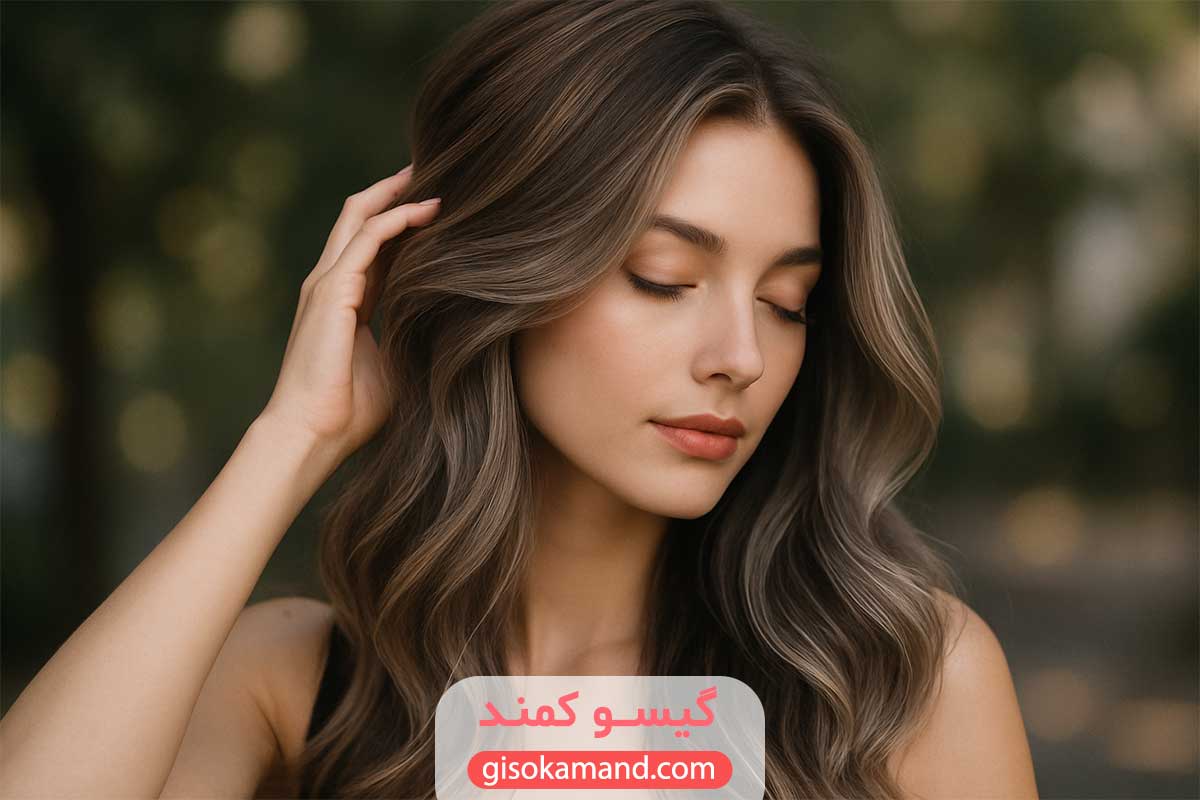 رنگ مو کاراملی فندقی
