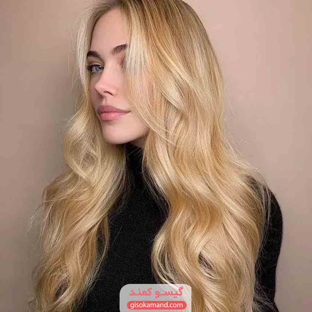رنگ مو هایلایت باتراسکاچ