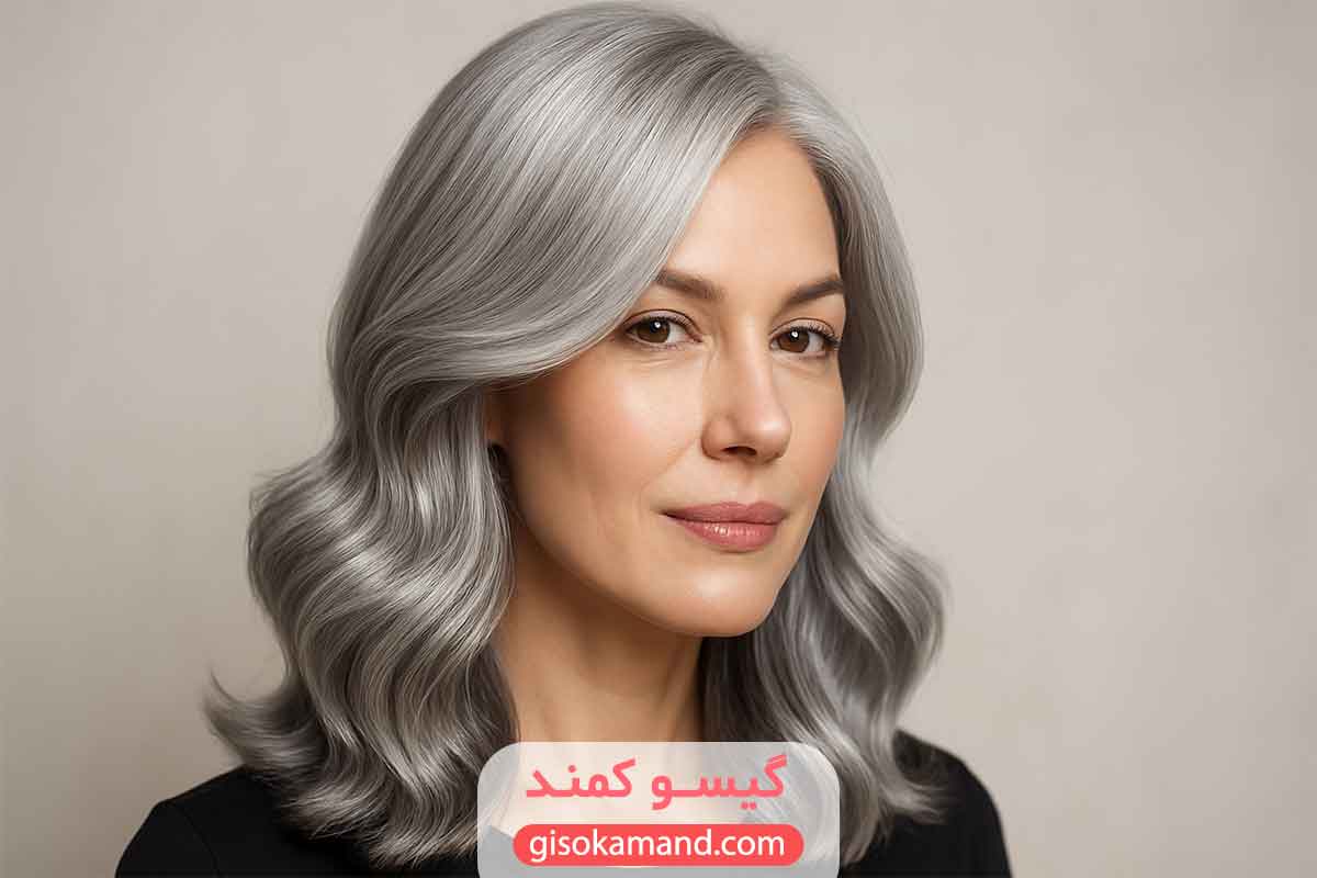 محبوب ترین تناژ رنگ موی خاکستری