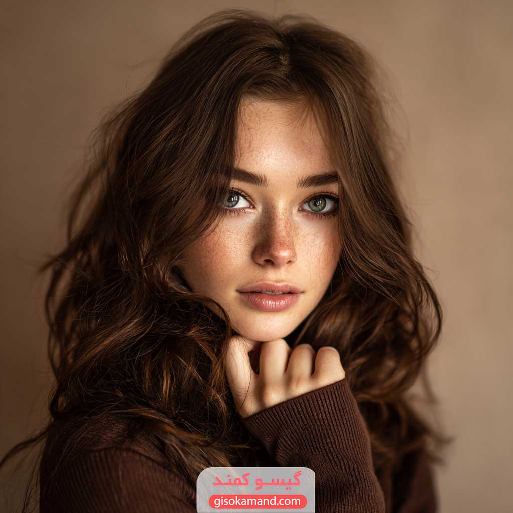 رنگ مو شکلاتی گرم