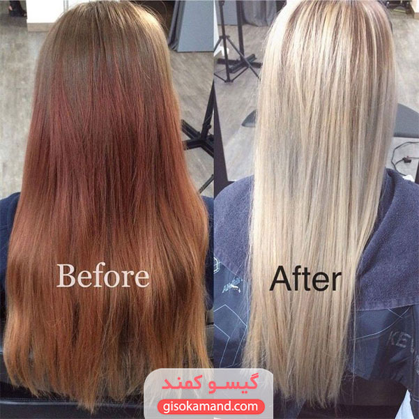 استفاده از تونر برای تناژگیری نارنجی مو