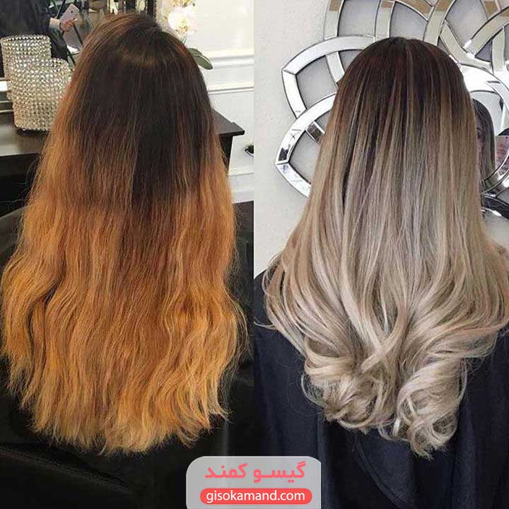 پاک کردن رنگ مو با ریموور