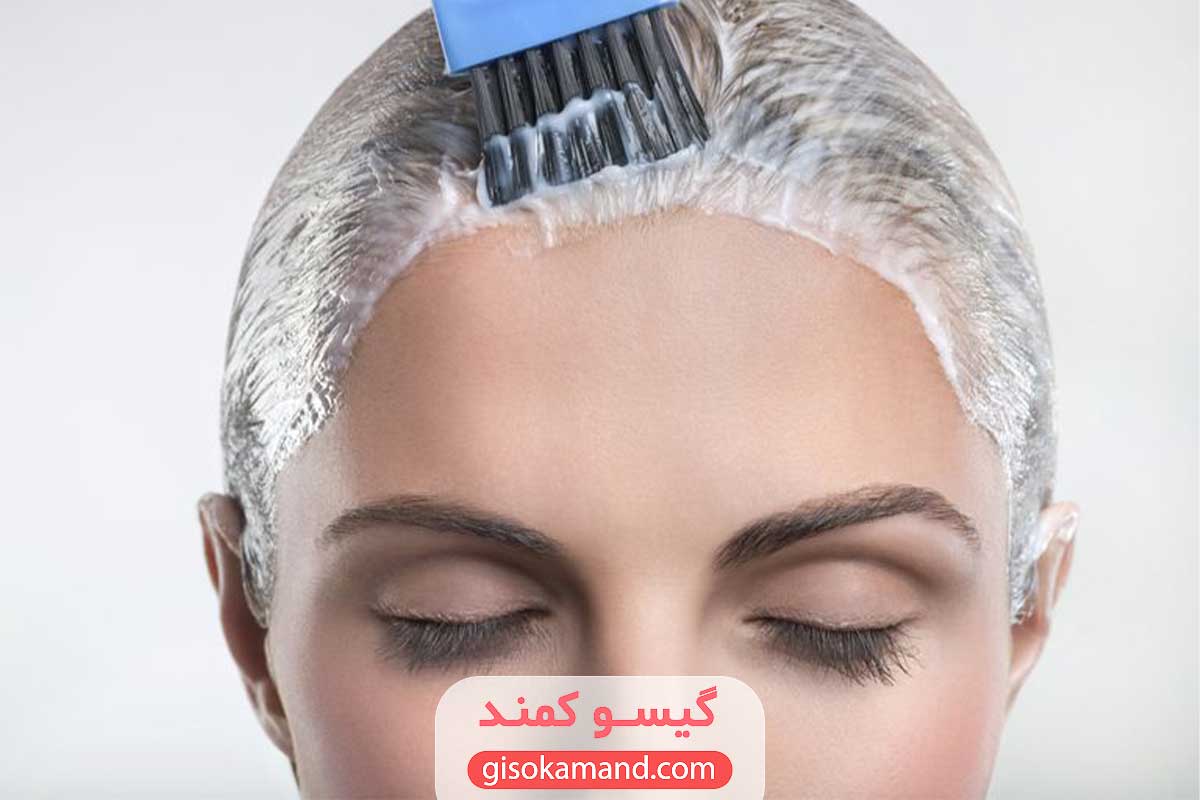 پوشاندن ظاهری با رنگ مو