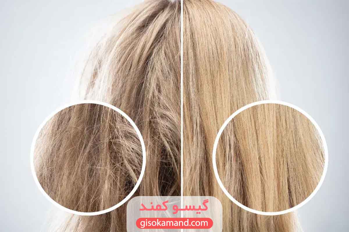رنگ موهای حاوی کراتین