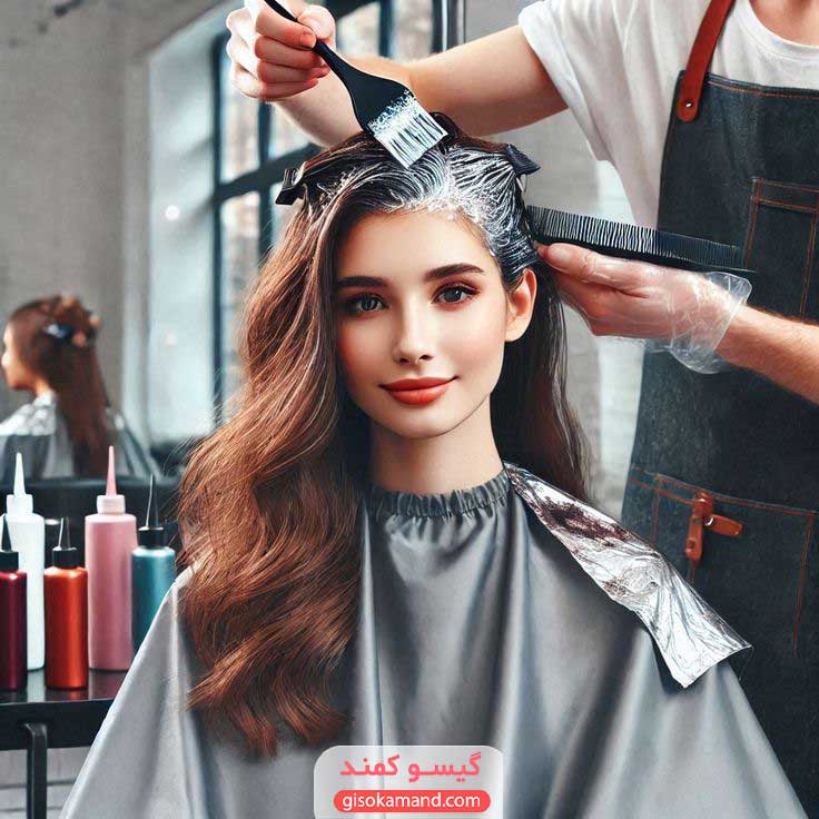 تکنیک های مدرن رنگ مو