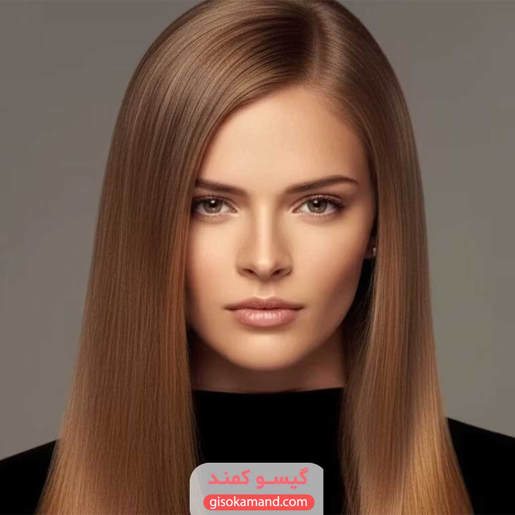 رنگ مو قهوه ای با حنا